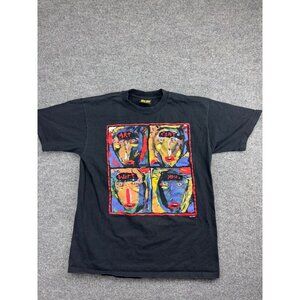 VNTG Fred Babb Can't Hurt You T-Shirt Size XL Art Graphic USA Made Single Stitch